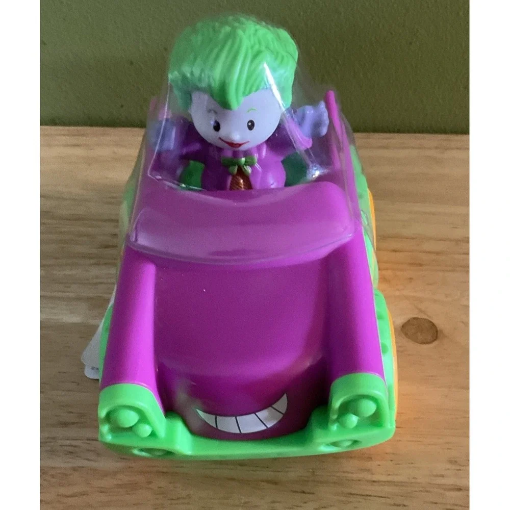 Fisher Price DC Super Friends Joker And Vehicle,‎ New